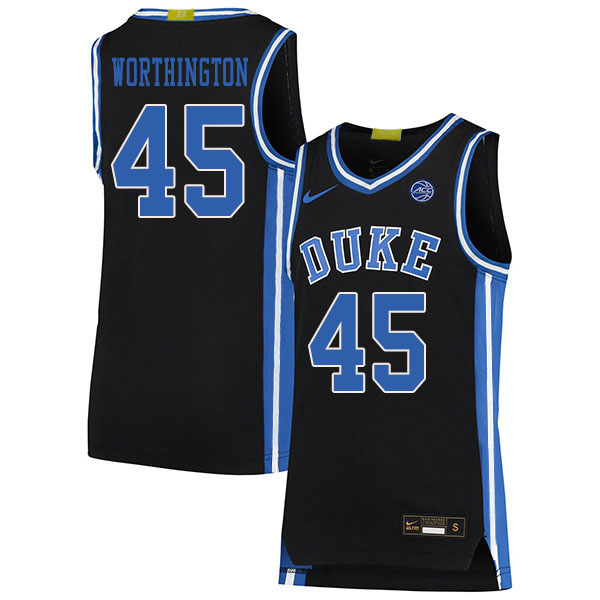2020 Men #45 Keenan Worthington Duke Blue Devils College Basketball Jerseys Sale-Black